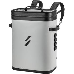 imageROCKBROS Backpack Cooler Bag Insulated LeakProof Soft Cooler Waterproof 30 Can Portable Large Backpack with Cooler for Camping Beach Picnic Party Fishing Floating Outdoor ActivitiesGray