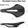 imageROCKBROS 3D Printed Bike Saddle 145mm Carbon Road Bike Seat Fit for MTB BMX XC Gravel Bikes