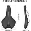 imageROCKBROS Bike Seat Comfortable Bike Seat Cushion for Men WomenLightweight Adjustable Bicycle Seat with Ventilation ampamp ShockAbsorbing Waterproof Bike Saddle for RoadIndoor BikesFor women