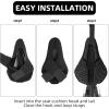 imageROCKBROS Bike Seat Cover Cushion Bicycle Seat Cover for Men Women Padded Bike Seat Cover 3D Printing Road Bike Saddle Comfortable and Breathable Water ProofSmall