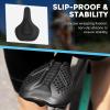 imageROCKBROS Bike Seat Cushion Comfort Bike Seat Cover Extra Soft Silicone Exercise Bicycle Seat Cushion Anti Slip Breathable for Gym Adult Bike Accessoriesblack