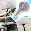 imageROCKBROS Bike Seat Cushion Comfort Bike Seat Cover Extra Soft Silicone Exercise Bicycle Seat Cushion Anti Slip Breathable for Gym Adult Bike Accessoriesgray