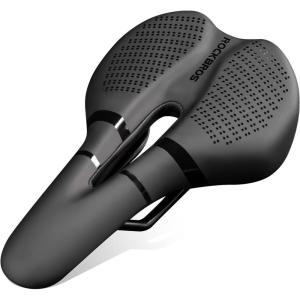 imageROCKBROS Bike Seat Bike Saddle Comfortable Waterproof Ergonomic Design Bike Seat Cushion for City MTB Racing Bikes
