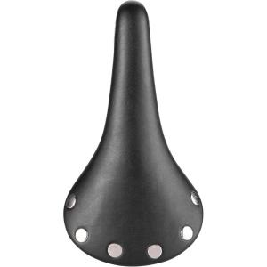imageROCKBROS Bike Seat Vintage Bicycle Seat Waterproof Bike Saddle Comfortable Bike Seat for Men ampamp Women Classic Lite Bike Seat Replacement Suitable for City CyclingA1  Black