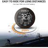 imageROCKBROS Bike Computer Wireless GPS Accurate Bike Speedometer with Bluetooth Mini Cycling Computer IPX6 Waterproof ANT Bicycle Odometer with Automatic Backlight 25quot LCD Screen and Larger BatteryComputerBlack
