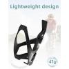 imageROCKBROS Bike Water Bottle Cage with Builtin Tire Levers 2 in 1 Lightweight Bike Bottle Holder Adjustable Slide Entry Bicycle Cup Holder for MTB Road Bike GreenBlack