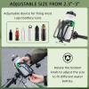 imageROCKBROS Bike Water Bottle Holder for 233Motorcycle Cup Holder Bike Cup HolderBottle Size Adjustable for Handlebar ampamp Frame with Screw ToolDurable Bike Drink Holder Greengreen