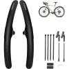 imageROCKBROS Bike Fenders Quick Release Lightweight Road Bicycle Fenders 700C Front and Rear Universal Bike Mud Guard Adjustable Easy to Installblack2 fenders