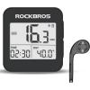 imageROCKBROS GPS Bike Computer with Mount Cycling Computer with Automatic Backlight Bicycle Odometer IPX6 Waterproof and 600mAH Battery Large Display Screen