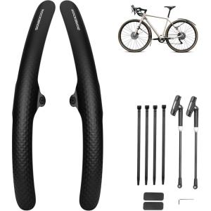 imageROCKBROS Bike Fenders Quick Release Lightweight Road Bicycle Fenders 700C Front and Rear Universal Bike Mud Guard Adjustable Easy to Installblack2 fenders