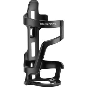 imageROCKBROS Bike Water Bottle Holder Lightweight Durable Bike Water Bottle Cage Water Bottle Holder for Road Mountain BikesBlack