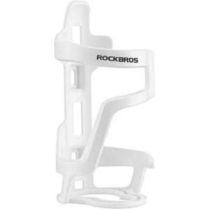 imageROCKBROS Bike Water Bottle Holder Lightweight Durable Bike Water Bottle Cage Water Bottle Holder for Road Mountain BikesWhite