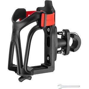 imageROCKBROS Bike Water Bottle Holder for 233Motorcycle Cup Holder Bike Cup HolderBottle Size Adjustable for Handlebar ampamp Frame with Screw ToolDurable Bike Drink Holder Greenred