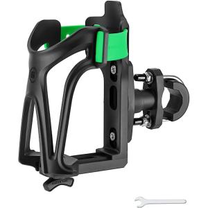 imageROCKBROS Bike Water Bottle Holder for 233Motorcycle Cup Holder Bike Cup HolderBottle Size Adjustable for Handlebar ampamp Frame with Screw ToolDurable Bike Drink Holder Greengreen