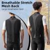 imageROCKBROS Cycling Vest Windproof Breathable Bike Vest Men Sleeveless Lightweight Windbreaker with Pockets