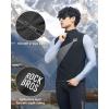 imageROCKBROS Cycling Vest for Men Women Windproof Sleeveless Thermal Bike Vest Lightweight Shell Stretch Jacket for Running