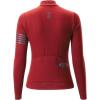 imageROCKBROS Winter Cycling Jersey for Women Thermal Long Sleeve Windproof Biking Tops Breathable JacketRed