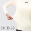 imageROCKBROS Womens Thermal Shirts Winter Cycling Long Sleeve for Women Fleece Lined Base Layer Underwear Suit Fitted Tops