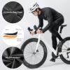 imageROCKBROS winter cycling jacket for men womanWarm long sleeves fleece windproof jacket for cyclingblack