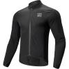 imageROCKBROS Cycling Jackets for Men Breathable and Cooling Lightweight Long Sleeve Cycling Jersey Running Windbreaker