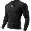 imageROCKBROS Cycling Jersey Thermal Cycling Base Layer Long Sleeve Compression Shirts Crew Neck Quick Dry Tops for Workout