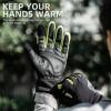 imageROCKBROS Cycling Gloves Windproof Winter Gloves for Men Women Padded Bike Gloves Thermal Gloves for Cycling Running Driving in Cold WeatherLarge