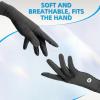 imageROCKBROS UV Protection Gloves Soft Thin Womens Sunscreen Gloves AntiSkid Ice Silk Gloves with Removable Fingertips for Cycling Driving Runningblak