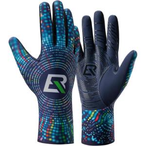 imageROCKBROS Winter Cycling Gloves Winter Bike Gloves with Full Finger Windproof AntiSlip Thermal Gloves for CyclingBikingRunning Blue