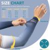 imageROCKBROS Arm Sleeves Compression Sleeves to Cover Arms for Men Women UPF50 Sun Protection Basketball Shooting