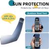 imageROCKBROS Arm Sleeves Compression Sleeves to Cover Arms for Men Women UPF50 Sun Protection Basketball Shooting