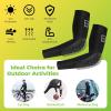 imageROCKBROS Arm Sleeves Elbow Pads Sleeves to Cover Arms UV Protection Cooling Sleeves Compression Arm Sleeves for Men Women