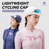 imageROCKBROS Cycling Cap Bike Cap for Women with Sun Visor Cooling Skull Cap Helmet Liner Sun Protection Running HatClassic White