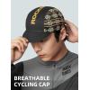 imageROCKBROS Cycling Cap Lightweight Cycling Hat with Sun Visor Breathable Under Helmet Cap Sun Protection Bike Hat CartoonA5  Yellow