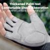 imageROCKBROS Cycling Gloves Half Finger Bike GlovesShock Absorption Mountain Bike Gloves Padded Mens Biking Gloves Breathable Bike Riding Gloves for Spring SummerWhite