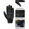 imageROCKBROS Cycling Gloves for Men Women Cold Weather Touchscreen Motorcycle Mountain Bike Gloves Full Finger Bike Gloves SBR Pad Biking Gloves for Men Bicycle GlovesUS M Asian L