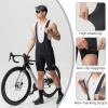 imageROCKBROS Mens Cycling Bib Shorts with Padded Road Bike Bicycle Riding Breathable Seamless Bib Tights for Men