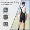 imageROCKBROS Mens Cycling Bib Shorts with Padded Road Bike Bicycle Riding Breathable Seamless Bib Tights for Men