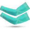 imageROCKBROS Arm Sleeves for Men Women UV Protection UPF 50 Cooling Sun Sleeves Tattoo CoverBlue
