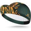 imageROCKBROS Cycling Cap Lightweight Cycling Hat with Sun Visor Breathable Under Helmet Cap Sun Protection Bike Hat CartoonA4  Green