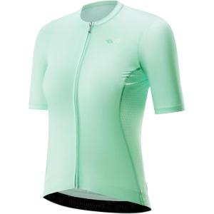 imageROCKBROS Cycling Jersey Women Breathable Bike Jersey Cycling Clothing Women Cycling TopsGreen