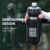 imageROCKBROS Bike Water Bottle BPAFree Squeeze Water Bottle 20 ozDark Gray