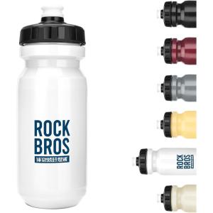 imageROCKBROS Bike Water Bottle BPAFree Squeeze Water Bottle 20 ozWhite