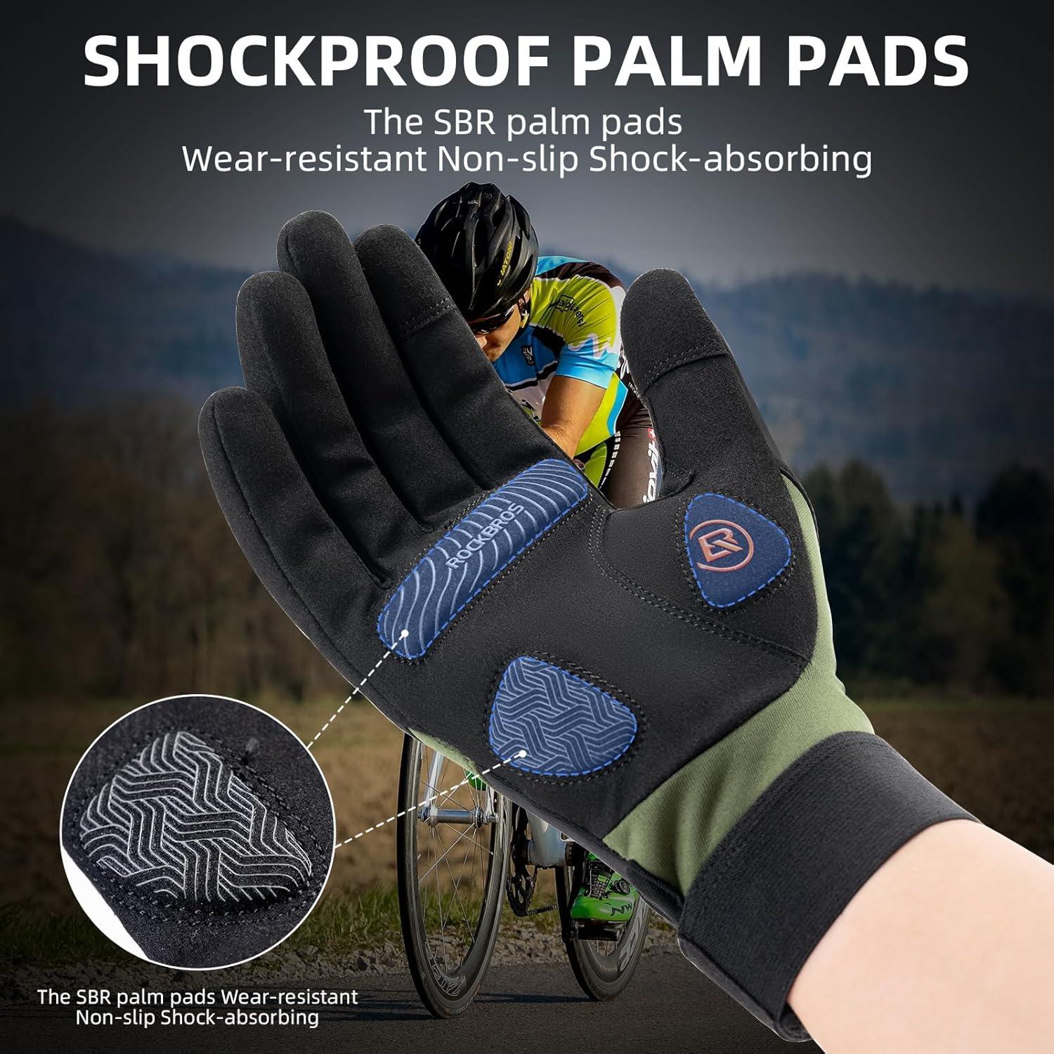 imageROCKBROS Cycling Gloves for Men Women Mountain Bike Gloves TouchscreenUS LASIA XL