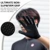imageROCKBROS Cycling Gloves Mountain Bike Gloves Full Finger Cycling Gloves AntiSlip Bicycle Gloves for Men Women Cycling Sportsgreen