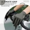 imageROCKBROS Cycling Gloves Mountain Bike Gloves Full Finger Cycling Gloves AntiSlip Bicycle Gloves for Men Women Cycling Sportsgreen