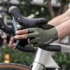imageROCKBROS Half Finger Cycling Mountain Biking AntiSlip Breathable Bicycle Bike Gloves for Men Women Cycling Sports GlovesGreenXL