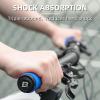 imageROCKBROS Mountain Bike Handlebar Grips Shock Absorption Comfortable Foam Soft NonSlip Double Locked on Bicycle Grips for BMX MTB Scooter EBikeblue