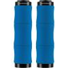 imageROCKBROS Mountain Bike Handlebar Grips Shock Absorption Comfortable Foam Soft NonSlip Double Locked on Bicycle Grips for BMX MTB Scooter EBikeblue