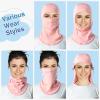 imageROCKBROS Balaclava Ski Mask for Men Cold Weather Scarf Windproof Thermal Winter Neck Warmer Hood for Cycling HikingPink