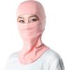 imageROCKBROS Balaclava Ski Mask for Men Cold Weather Scarf Windproof Thermal Winter Neck Warmer Hood for Cycling HikingPink